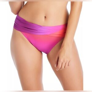 BLEU BY ROD BEATTIE Women's Cool Breeze Sarong Hipster Bikini Bottoms